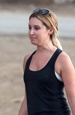 ASHLEY TISDALE Out Hiking in Hollywood 08/23/2016