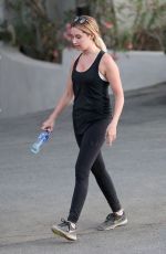 ASHLEY TISDALE Out Hiking in Hollywood 08/23/2016