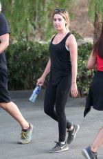 ASHLEY TISDALE Out Hiking in Hollywood 08/23/2016