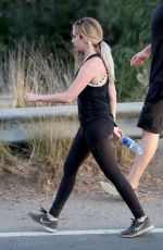 ASHLEY TISDALE Out Hiking in Hollywood 08/23/2016