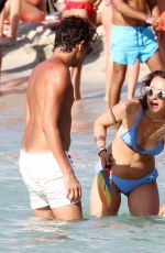 AURORA RAMAZOTTI in Bikini at a Beach in Formentera 08/02/2016