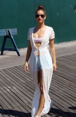 BARBARA PALVIN at Sports Illustrated Summer of Swim Fan Festival at Coney Island 08/28/2016