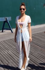 BARBARA PALVIN at Sports Illustrated Summer of Swim Fan Festival at Coney Island 08/28/2016