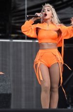 BEBE REXHA at V Festival at Hylands Park in Chelmsford 08/20/2016