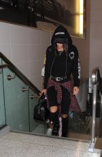 BELLA HADID at Los Angeles International Airport 08/17/2016