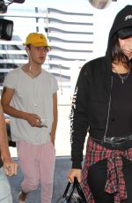 BELLA HADID at Los Angeles International Airport 08/17/2016