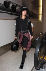 BELLA HADID at Los Angeles International Airport 08/17/2016