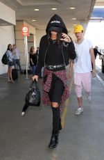 BELLA HADID at Los Angeles International Airport 08/17/2016