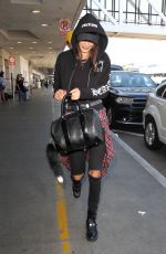 BELLA HADID at Los Angeles International Airport 08/17/2016