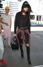 BELLA HADID at Los Angeles International Airport 08/17/2016