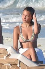 BELLA HADID in Bikini at a Beach in Turks and Caicos 08/12/2016