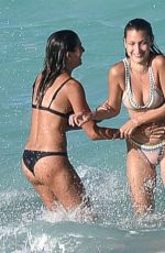 BELLA HADID in Bikini at a Beach in Turks and Caicos 08/12/2016