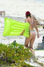 BELLA HADID in Bikini at a Beach in Turks and Caicos 08/12/2016