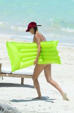 BELLA HADID in Bikini at a Beach in Turks and Caicos 08/12/2016