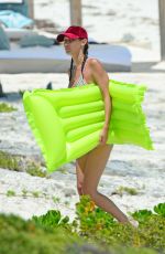 BELLA HADID in Bikini at a Beach in Turks and Caicos 08/12/2016