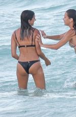 BELLA HADID in Bikini at a Beach in Turks and Caicos 08/12/2016