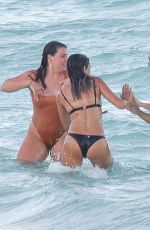 BELLA HADID in Bikini at a Beach in Turks and Caicos 08/12/2016