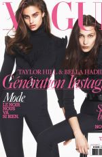 BELLA HADID in Vogue Magazine, September 2016 Issue
