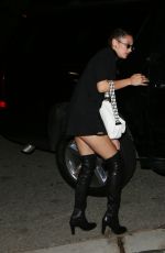 BELLA HADID Leaves Nice Guy in Hollywood 08/03/2016