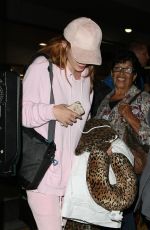 BELLA THORNE at Los Angeles International Airport 08/10/2016