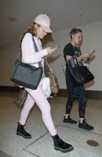 BELLA THORNE at Los Angeles International Airport 08/10/2016