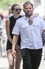 BELLA THORNE in Short Dress Out in Montreal 08/09/2016