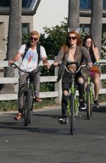 BELLA THORNE Riding Her Bike Out in Los Angeles 08/13/2016
