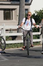 BELLA THORNE Riding Her Bike Out in Los Angeles 08/13/2016