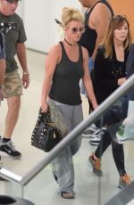 BRITNEY SPEARS at Newark Airport in New York 08/25/2016