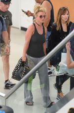 BRITNEY SPEARS at Newark Airport in New York 08/25/2016