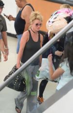 BRITNEY SPEARS at Newark Airport in New York 08/25/2016
