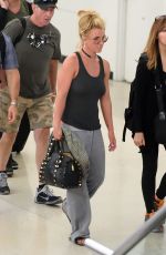 BRITNEY SPEARS at Newark Airport in New York 08/25/2016