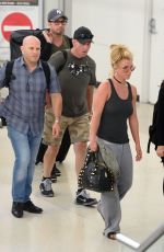 BRITNEY SPEARS at Newark Airport in New York 08/25/2016