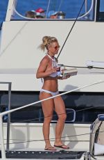BRITNEY SPEARS in Bikini at a Boat in Hawaii 08/06/2016