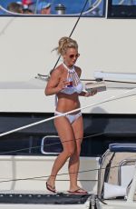 BRITNEY SPEARS in Bikini at a Boat in Hawaii 08/06/2016