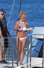 BRITNEY SPEARS in Bikini at a Boat in Hawaii 08/06/2016