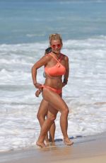 BRITNEY SPEARS in Bikini on the Beach in Hawaii 08/06/2016