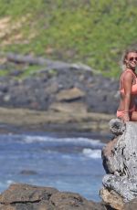 BRITNEY SPEARS in Bikini on the Beach in Hawaii 08/06/2016