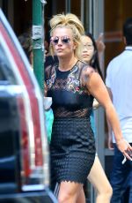 BRITNEY SPEARS Out and About in New York 08/29/2016