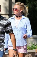 BRITNEY SPEARS Out and About in West Hills 07/31/2016