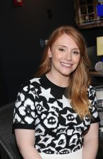BRYCE DALLAS HOWARD at SiriusXM Studios in New York 08/03/2016