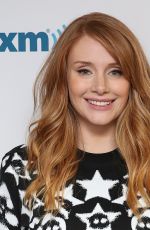 BRYCE DALLAS HOWARD at SiriusXM Studios in New York 08/03/2016