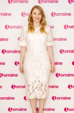 BRYCE DALLAS HOWARD on the Set of Lorraine TV Show in London 08/02/2016