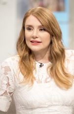 BRYCE DALLAS HOWARD on the Set of Lorraine TV Show in London 08/02/2016