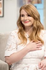 BRYCE DALLAS HOWARD on the Set of Lorraine TV Show in London 08/02/2016