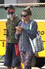 BUSY PHILIPPS Arrives at Soulcycle in Beverly Hills 08/10/2016