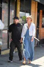 CAMERON DIAZ and Benji Madden out for Lunch in Beverly Hills 08/13/2016