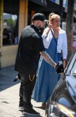 CAMERON DIAZ and Benji Madden out for Lunch in Beverly Hills 08/13/2016