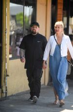 CAMERON DIAZ and Benji Madden out for Lunch in Beverly Hills 08/13/2016