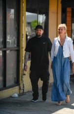 CAMERON DIAZ and Benji Madden out for Lunch in Beverly Hills 08/13/2016
